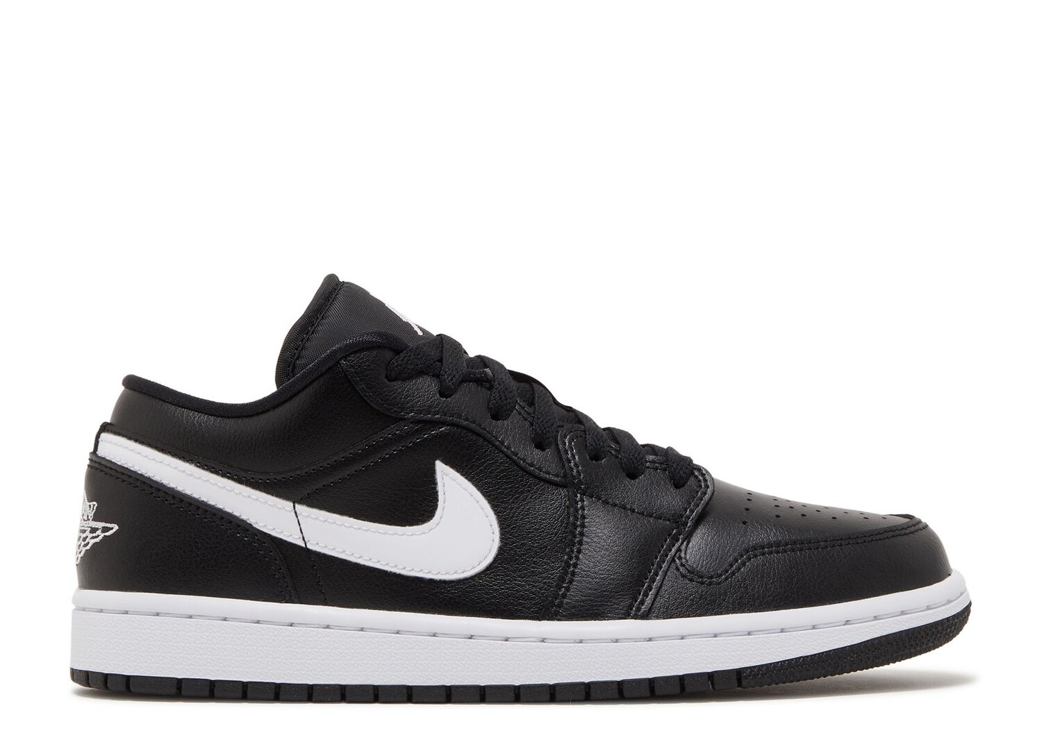 

Кроссовки Air Jordan Wmns Air Jordan 1 Low 'Black White', черный