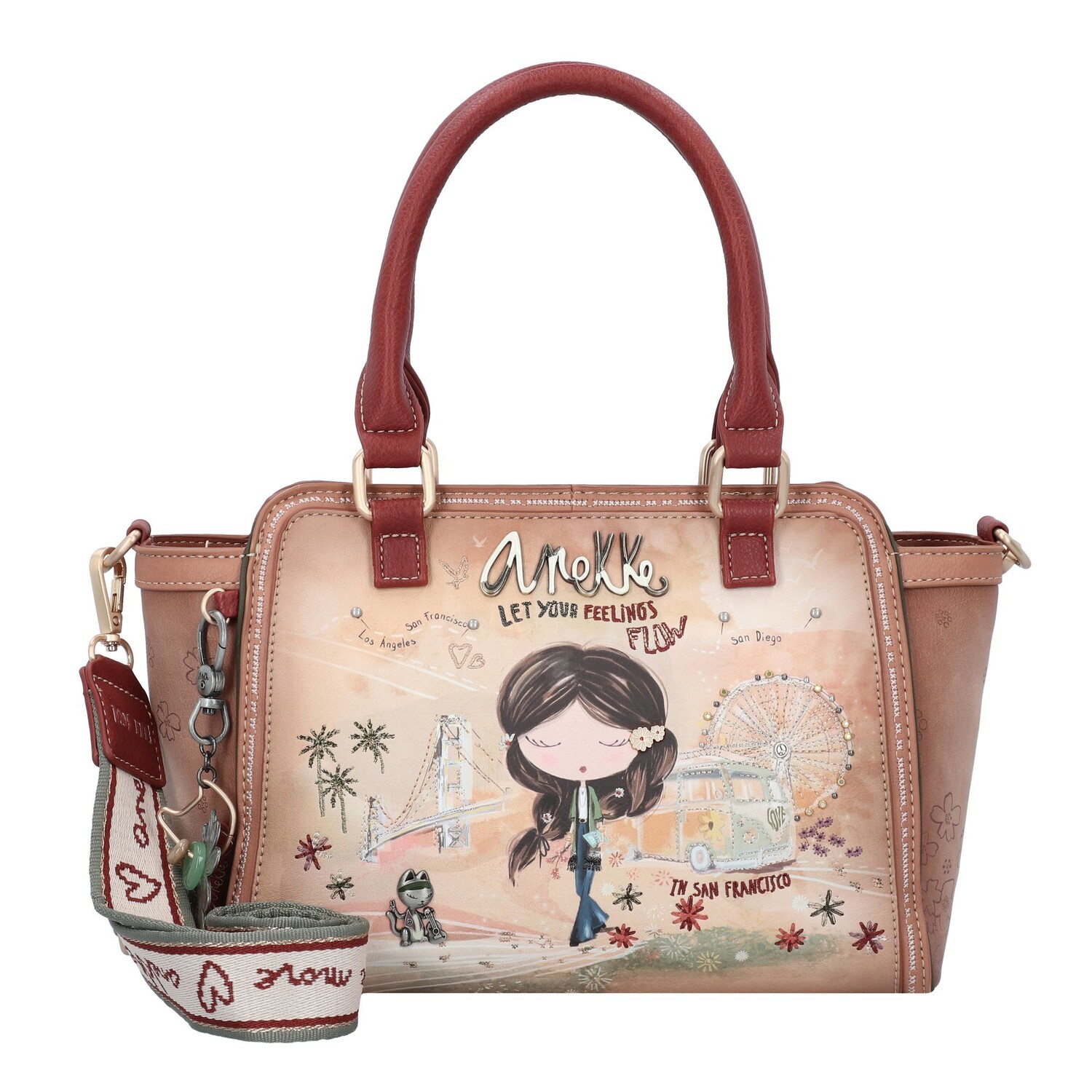 

Сумка Anekke Peace & Love Handtasche 32 cm, разноцветный