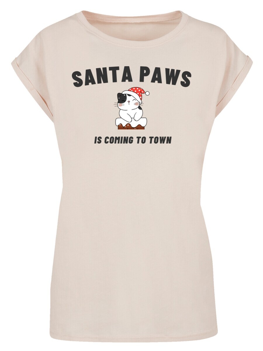 

Футболка F4Nt4Stic SANTA PAWS CHRISTMAS CAT, песочный