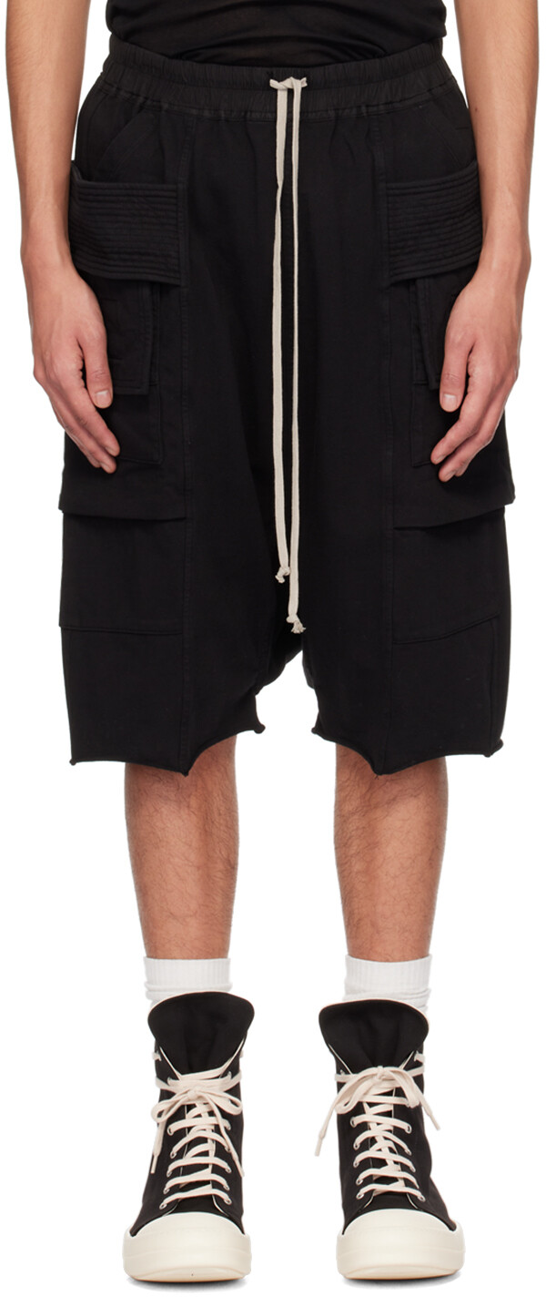 

Черные шорты-карго Creatch Rick Owens Drkshdw