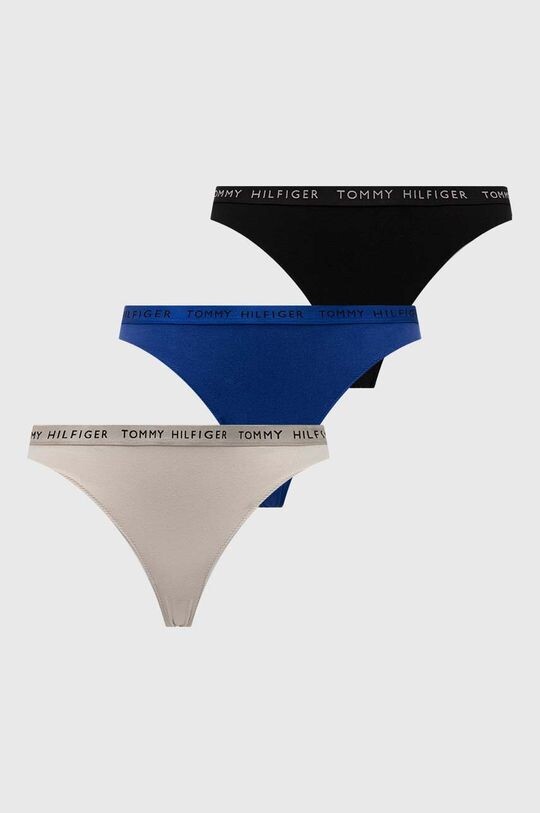 

Стринги, 3 шт. Tommy Hilfiger, мультиколор