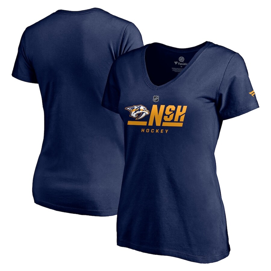 

Футболка с коротким рукавом Fanatics Branded Nashville Predators, нави