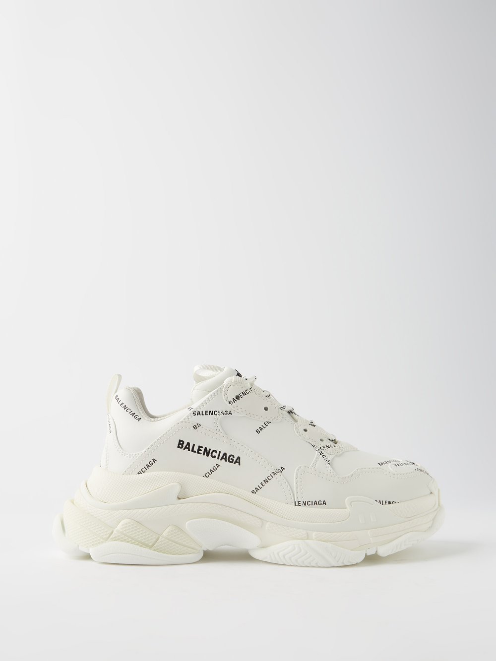 

Кроссовки triple s из искусственной кожи Balenciaga, белый