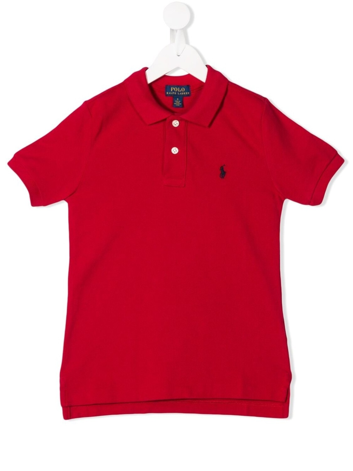 

Ralph Lauren Kids рубашка-поло с вышитым логотипом, красный