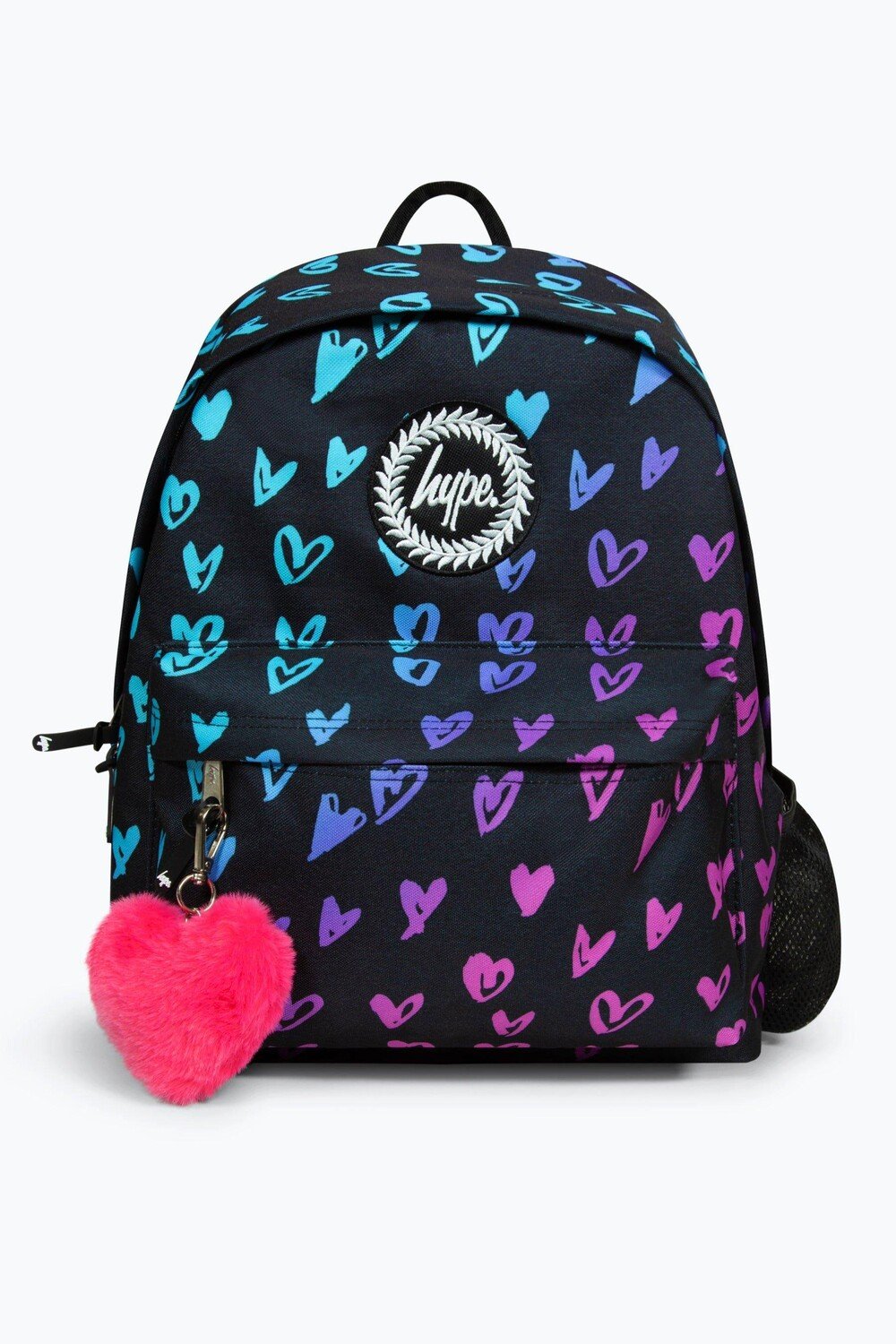 

Розовый рюкзак Scribble Heart с гербом Hype, мультиколор