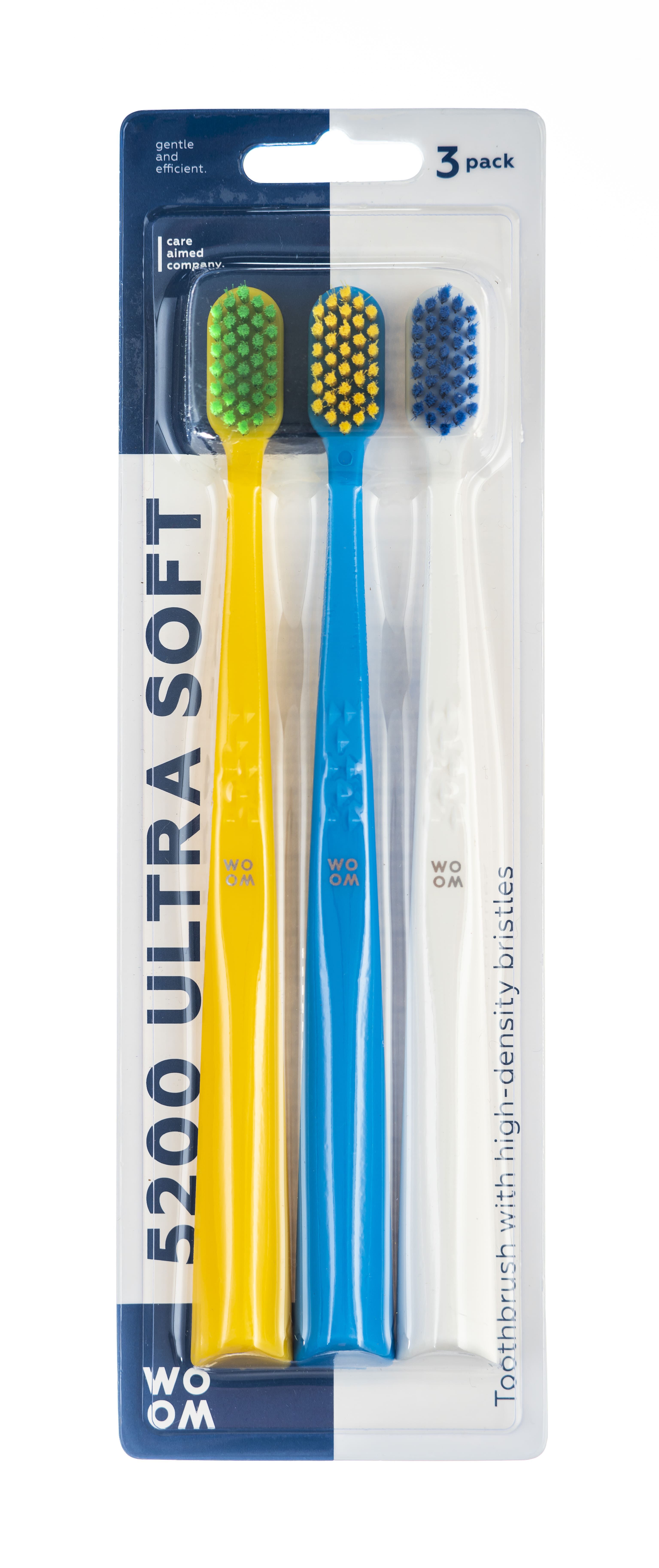 Зубная щетка Woom 5200 Ultra Soft, 3 шт/1 упаковка