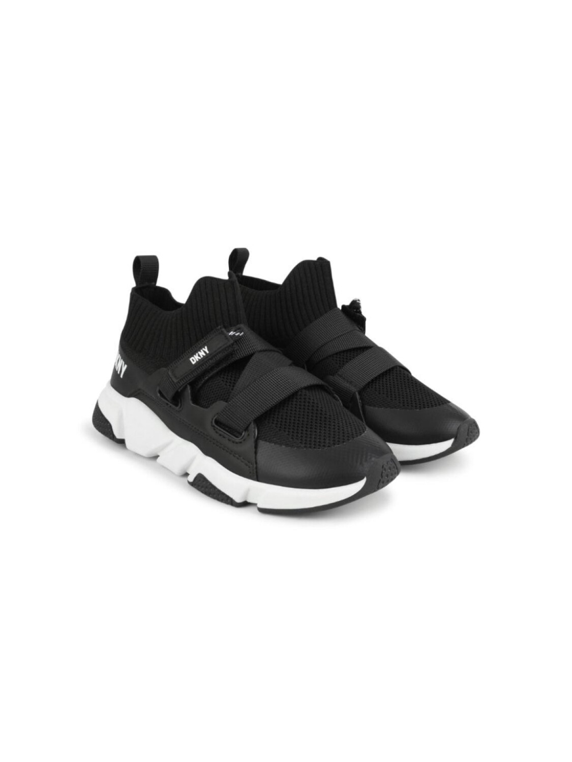 

DKNY кроссовки на липучках, черный
