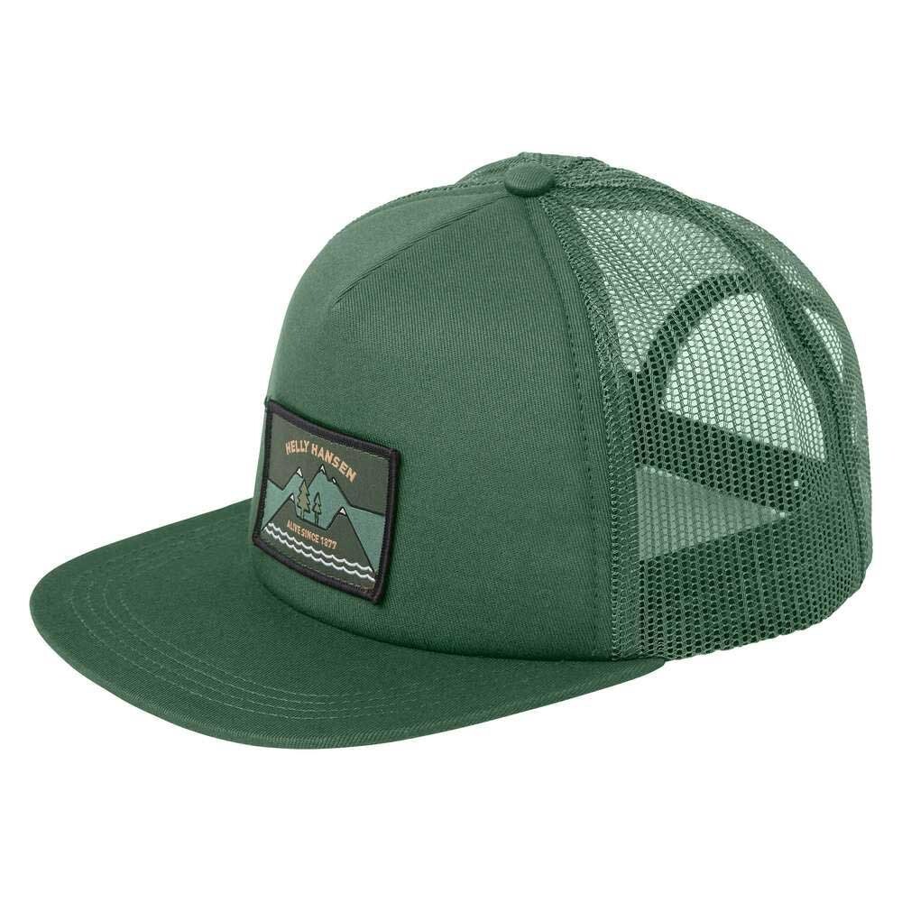 

Бейсболка Helly Hansen Flatbrim Trucker, зеленый