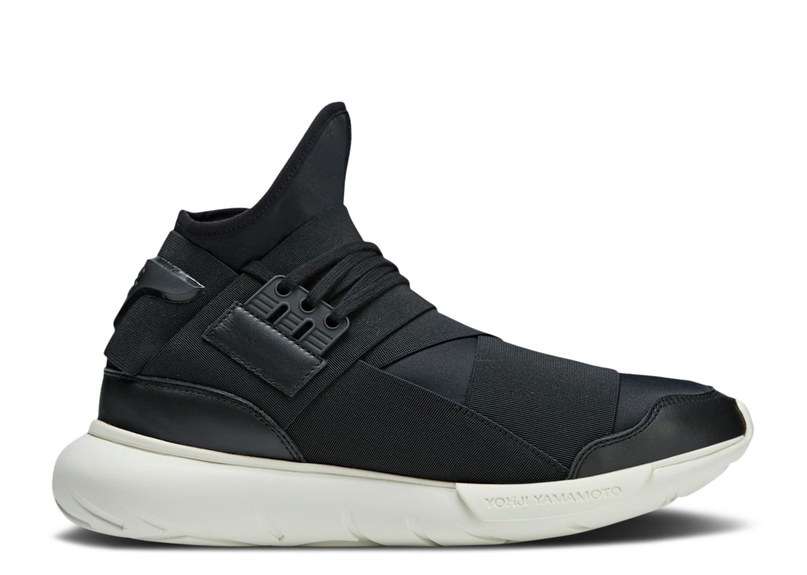 Кроссовки adidas Y-3 Qasa High 'Black Off White', черный кроссовки adidas y 3 qasa high triple white белый