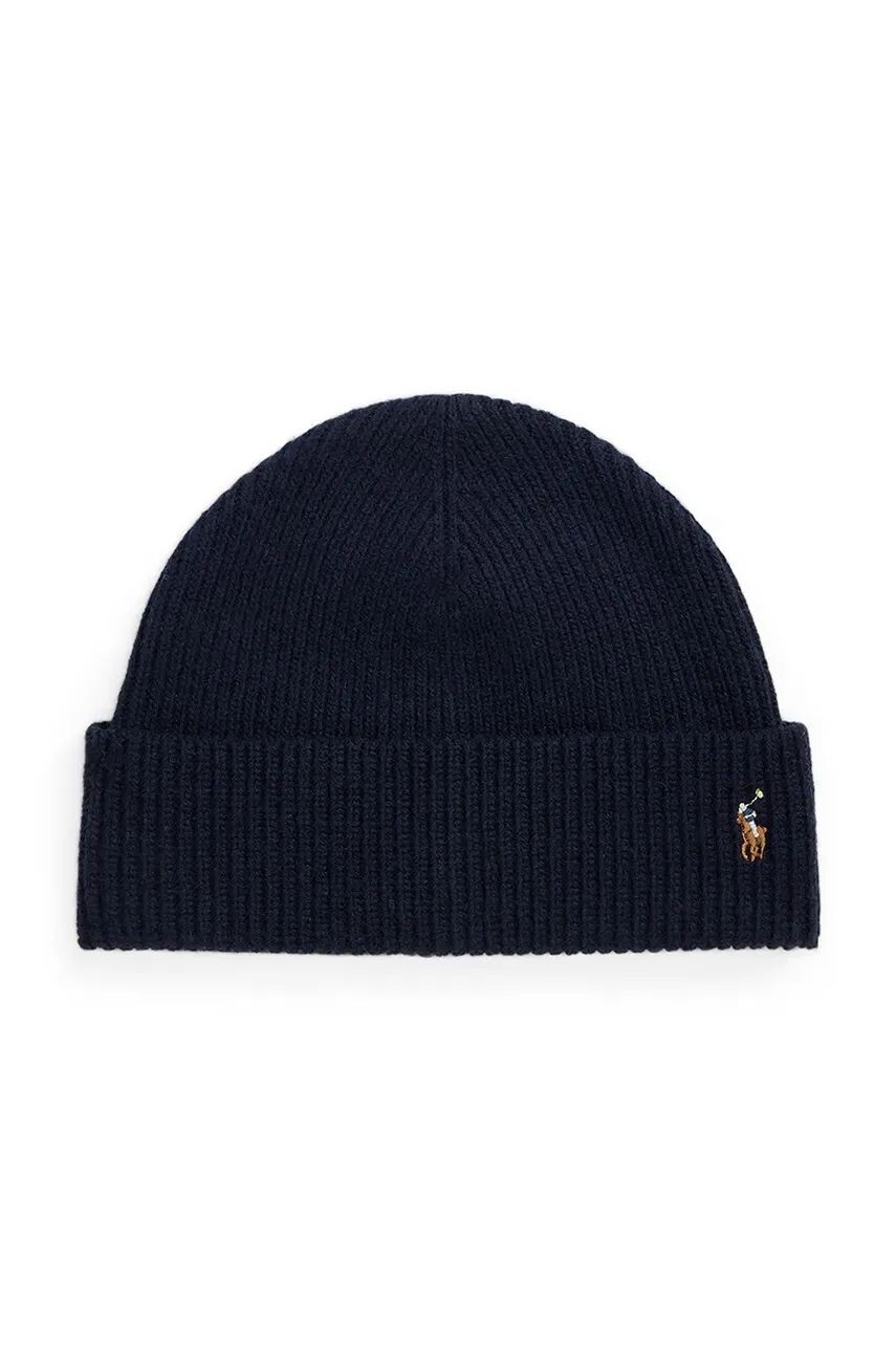 

Шерстяная кепка Polo Ralph Lauren, синий