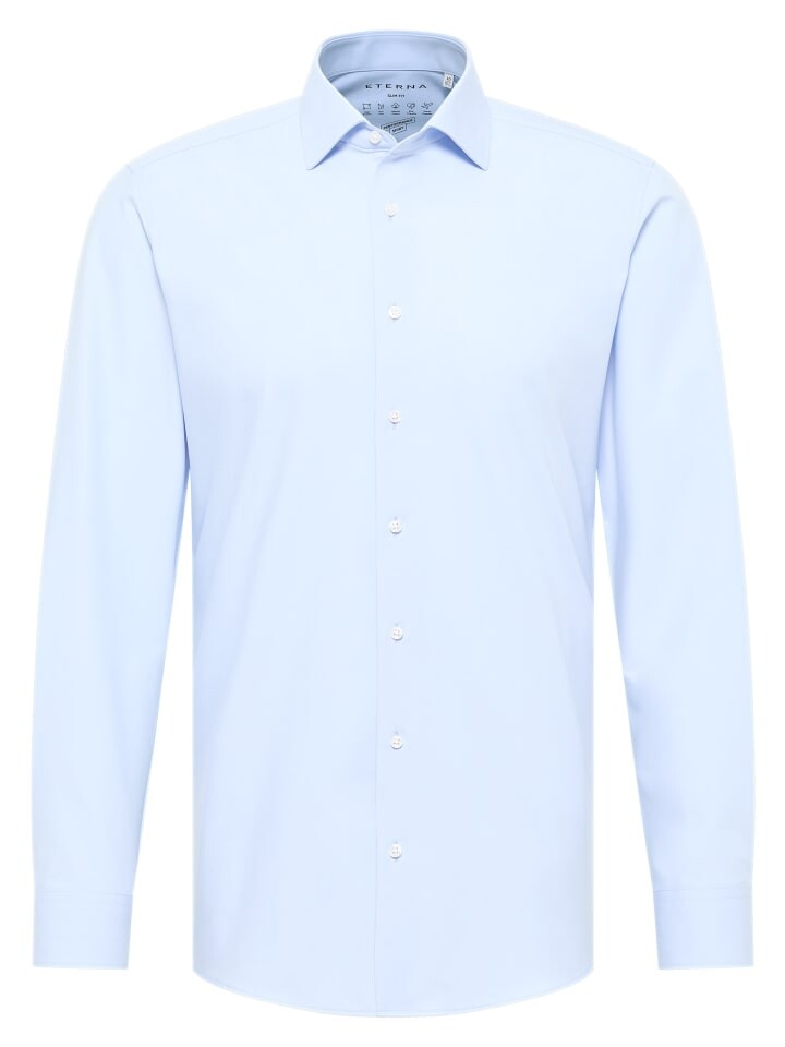 

Рубашка Eterna SLIM FIT, голубой