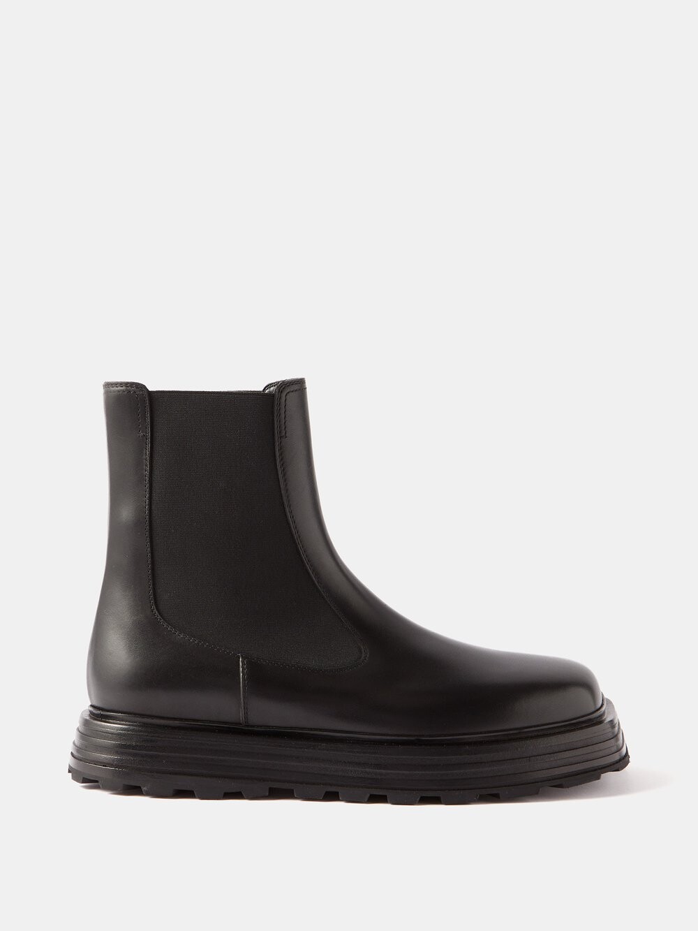 

Кожаные ботильоны Jil Sander, черный