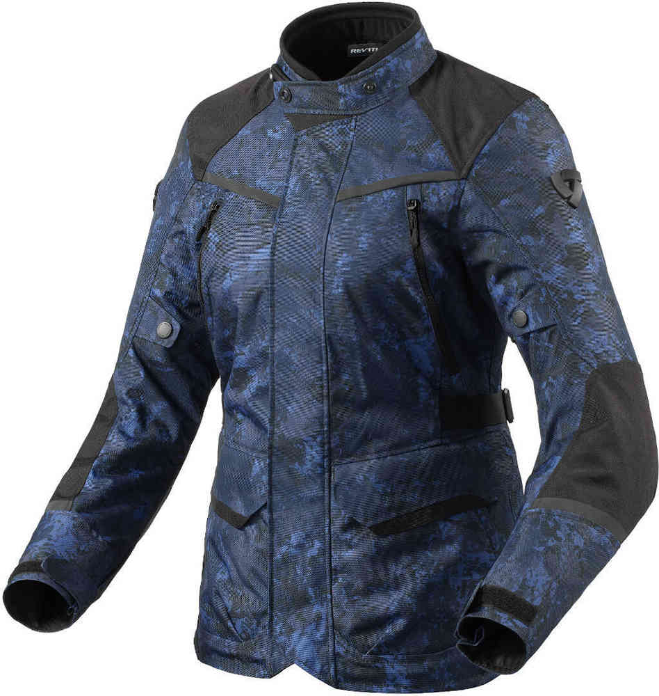 Женская мотоциклетная текстильная куртка Voltiac 3 H2O Revit, синий