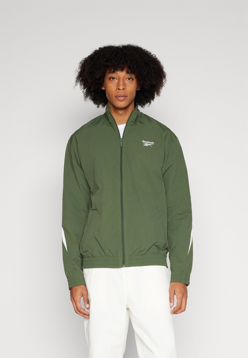 

Спортивная куртка VECTOR TRACKTOP UNISEX Reebok, университетский зеленый