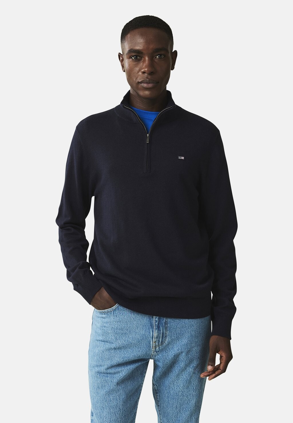 

Джемпер CLAY HALF-ZIP Lexington, темно-синий