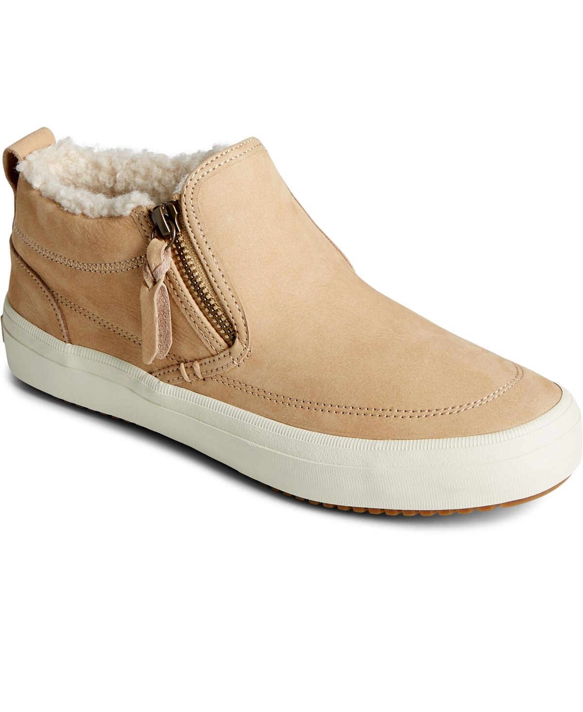 

Женские уютные кроссовки с выступами и боковой молнией Sperry, хаки