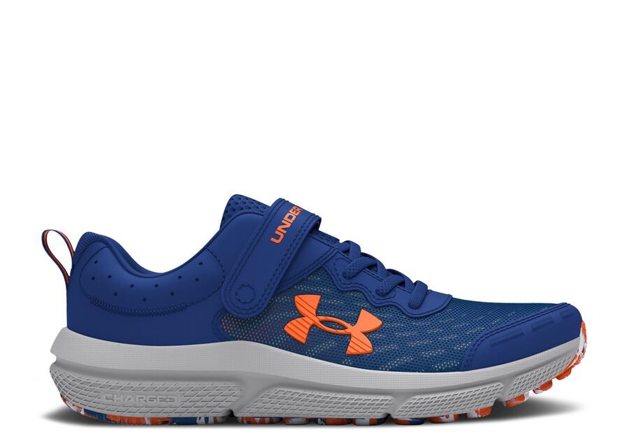 

Кроссовки Under Armour Assert 10 AC PS Wide, цвет Tech Blue Orange Blast