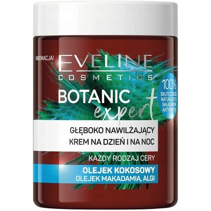 

Eveline Botanic Expert Глубоко увлажняющий дневной и ночной крем с кокосовым маслом 100мл, Eveline Cosmetics