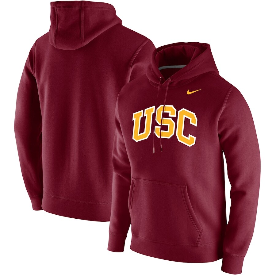 

Пуловер с капюшоном Nike Usc Trojans, кардинал