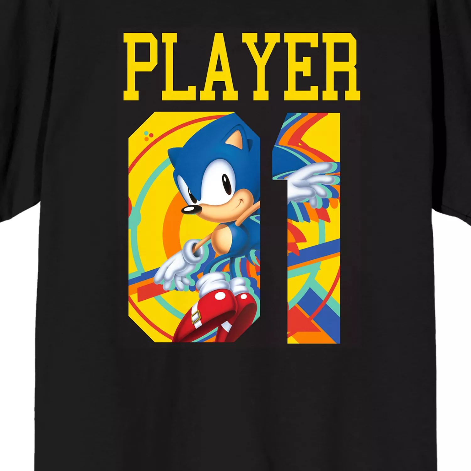 Мужская футболка Sonic Player Licensed Character