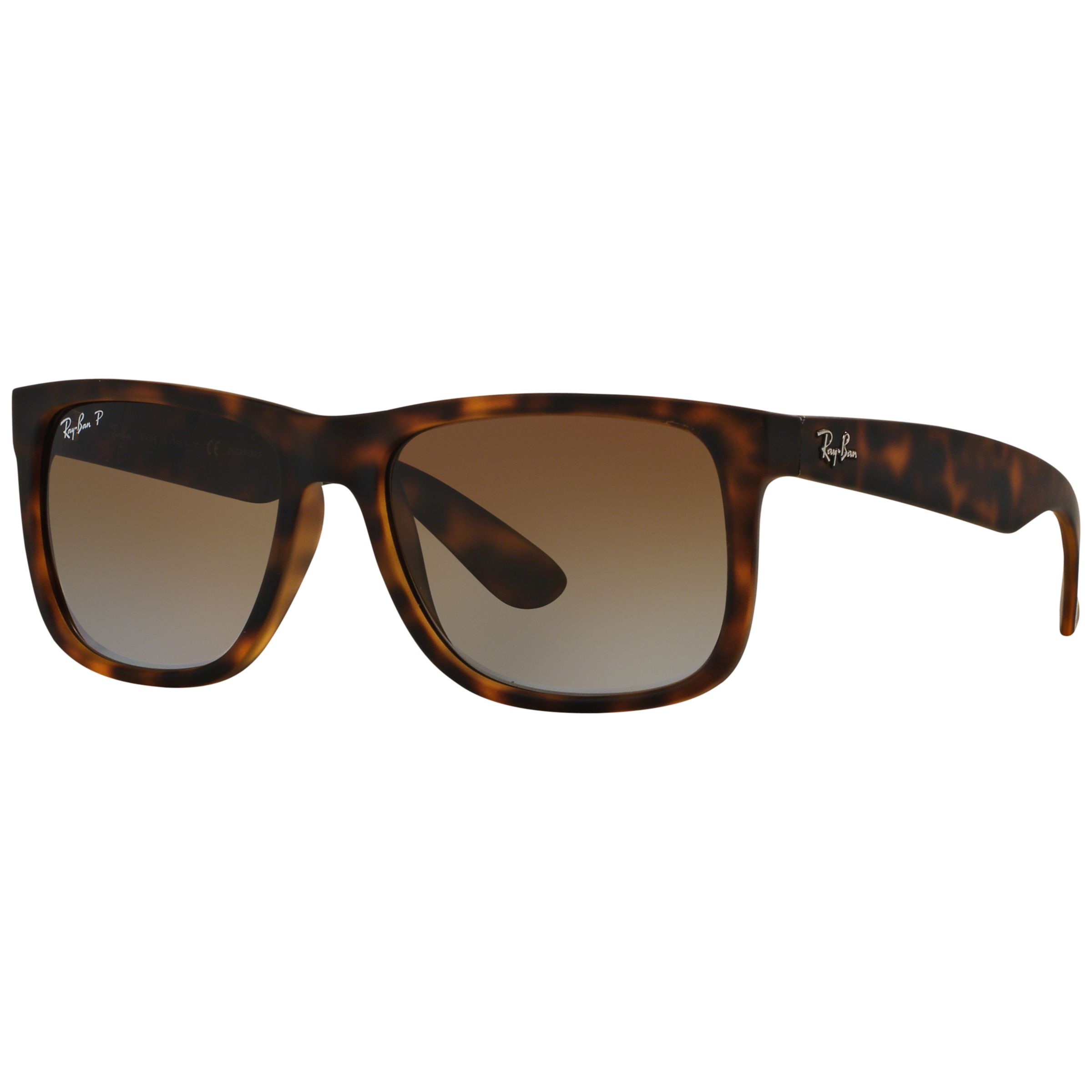 цена Ray-Ban RB4165 Justin Поляризованные солнцезащитные очки Wayfarer, коричневые