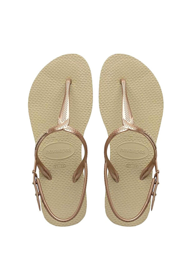 

Женские пляжные тапочки twist gold Havaianas