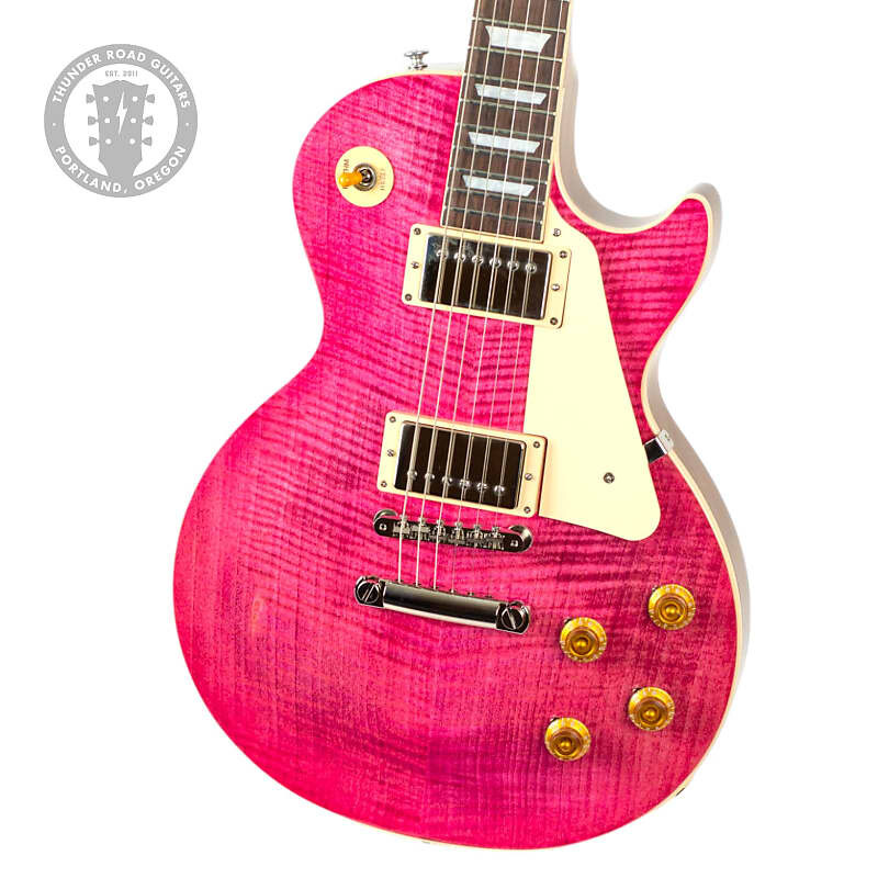 

Электрогитара Gibson '50s Les Paul Standard Figured Top Translucent Fucshia