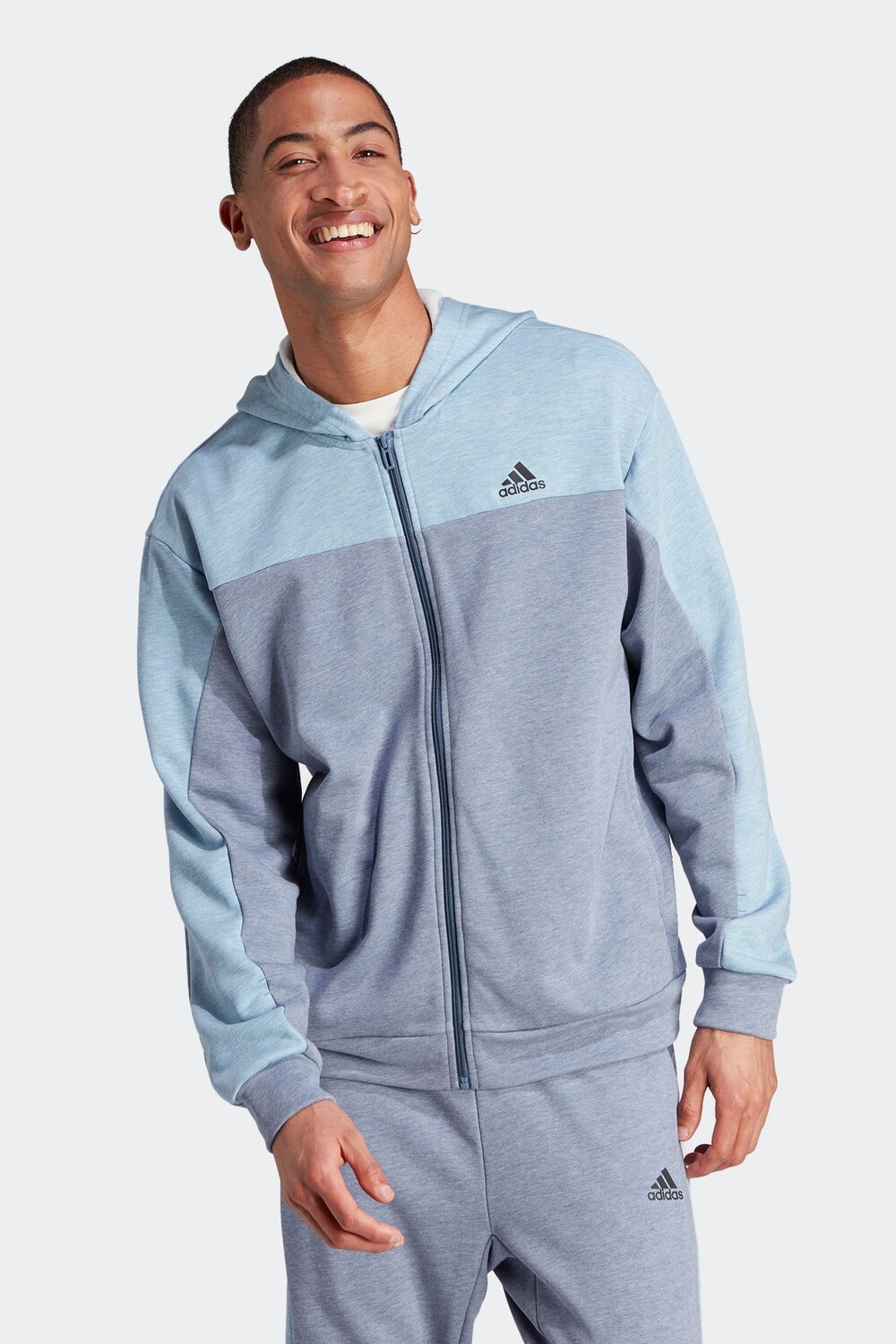 

Толстовка Sportswear Melange на молнии adidas, серый