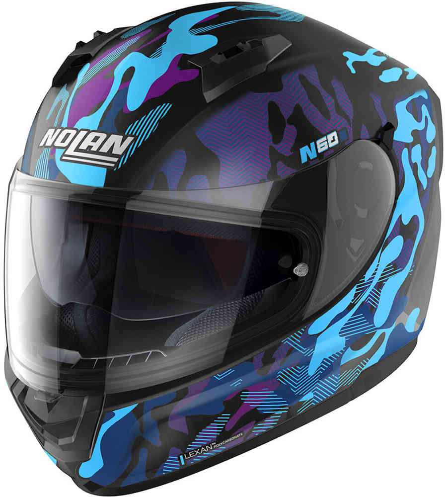 N60-6 Шлем Фокстрот Nolan, черный/синий