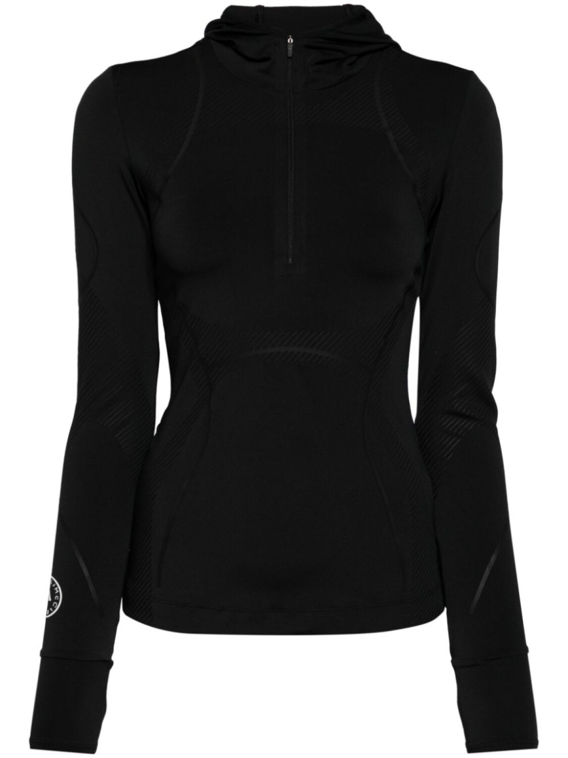 

adidas by Stella McCartney топ с логотипом, черный