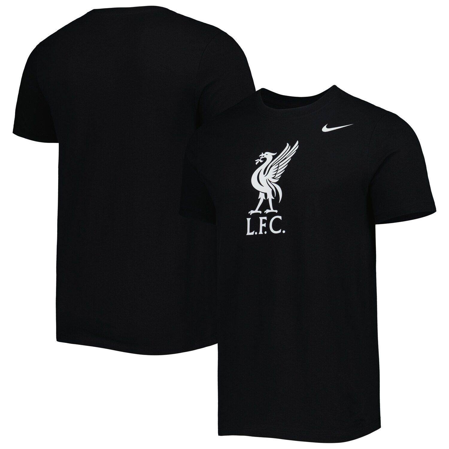 

Мужская черная футболка Nike Liverpool Core, Черный