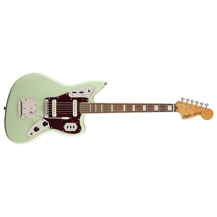 

Электрогитара Squier 0374090557 Classic Vibe '70s Jaguar Electric Guitar, Surf Green, Laurel Fingerboard