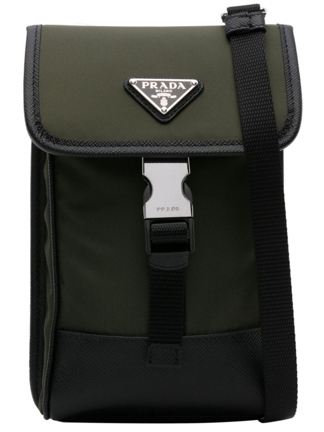

Prada сумка для телефона Re-Nylon с логотипом, зеленый