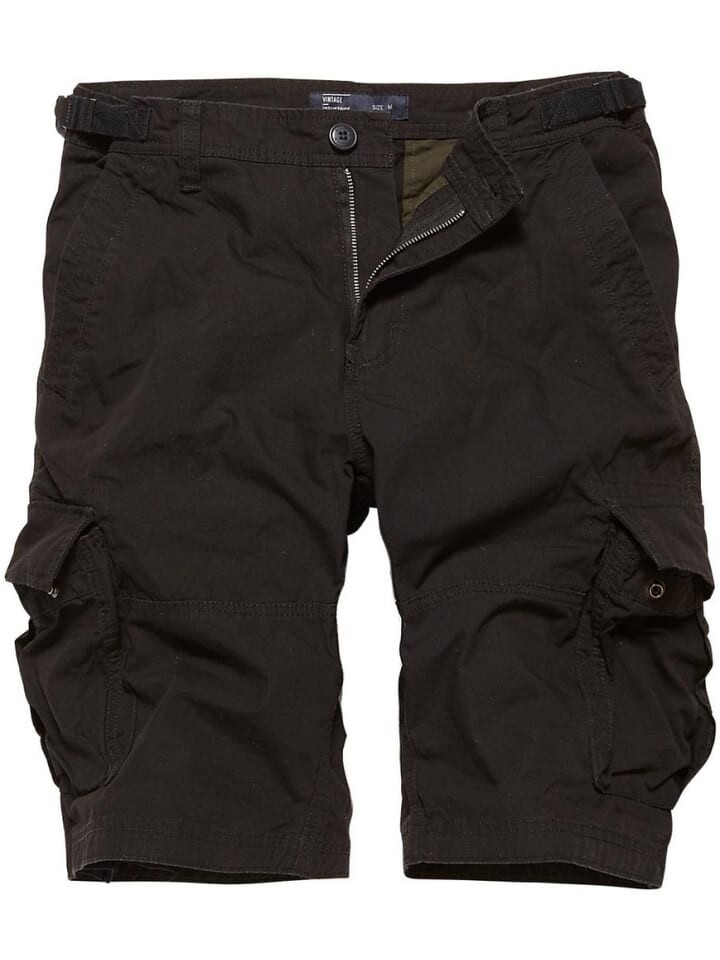 

Тканевые шорты Vintage Industries, черный