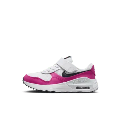 

Кроссовки Nike Air Max SYSTM, цвет White/Fierce Pink/Pure Platinum/Obsidian