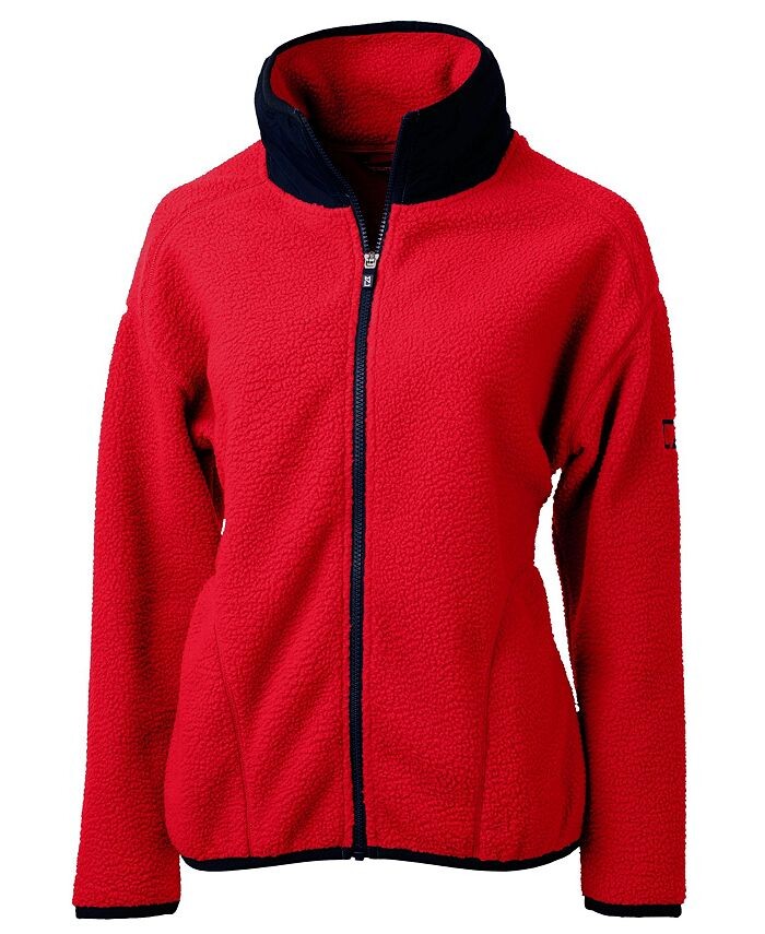 

Женская флисовая куртка Cascade Eco Sherpa Cutter & Buck, красный