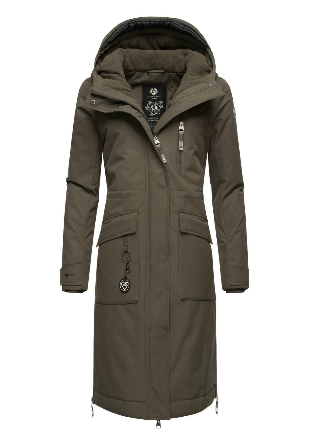 Зимнее пальто Ragwear WINTERMANTEL REFUTURA REMAKE, цвет olive