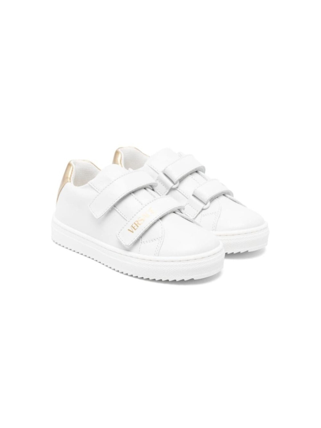 

Versace Kids кроссовки с логотипом, белый