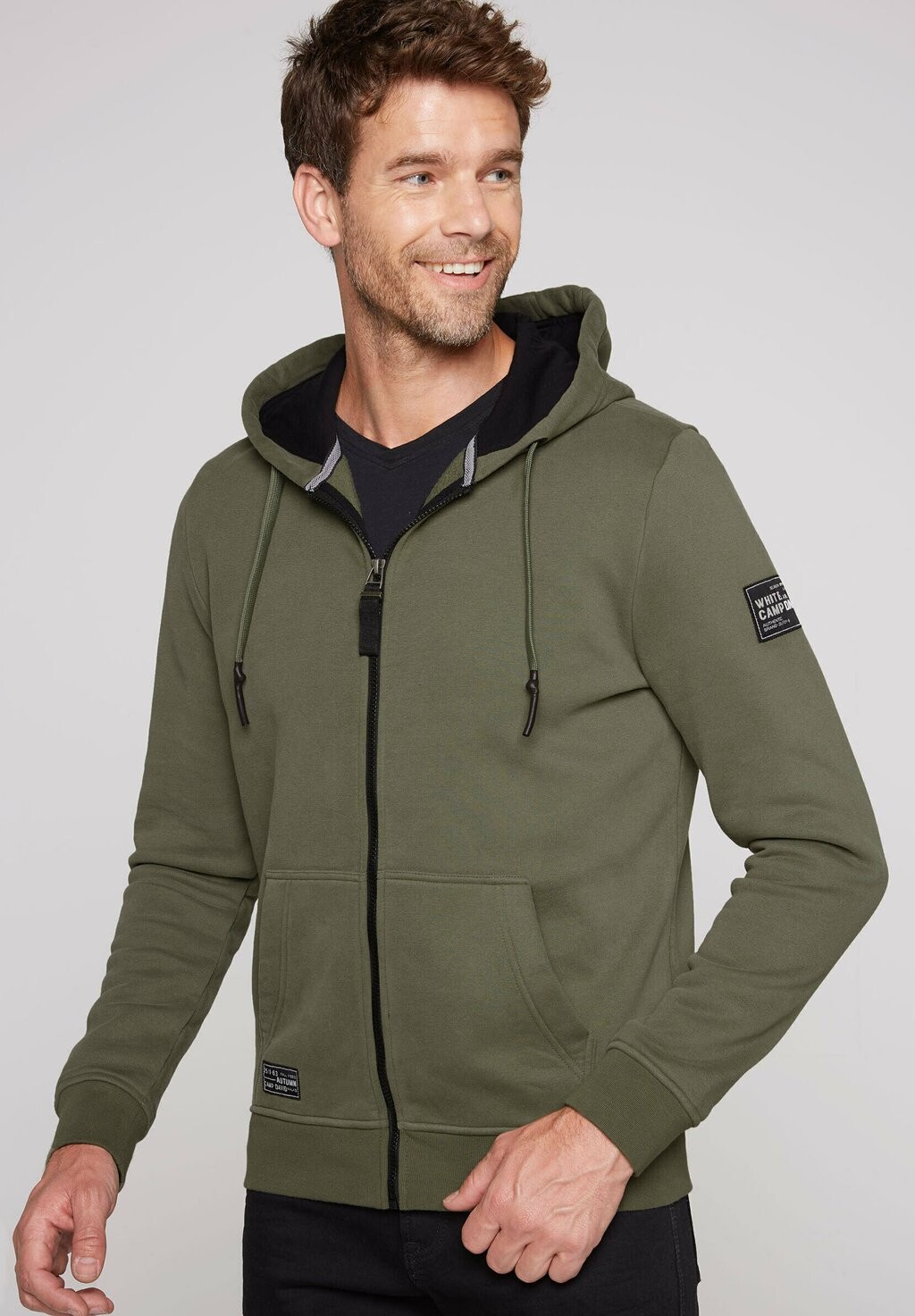 

Толстовка MIT PATCHES Camp David, цвет green olive