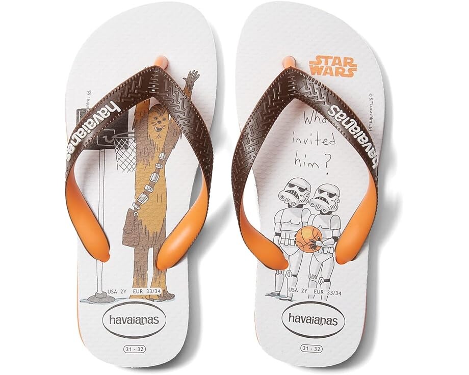 

Сандалии Havaianas Max Star Wars Flip Flops, цвет Begonia Orange