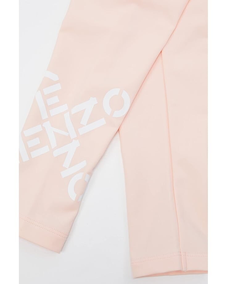 

Брюки Kenzo Cross On The Side Leggings, розовый