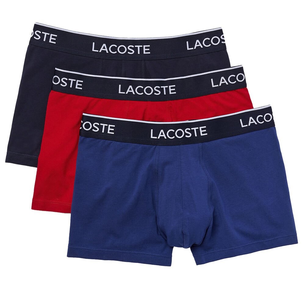 

Боксеры Lacoste Plain 3 шт, синий