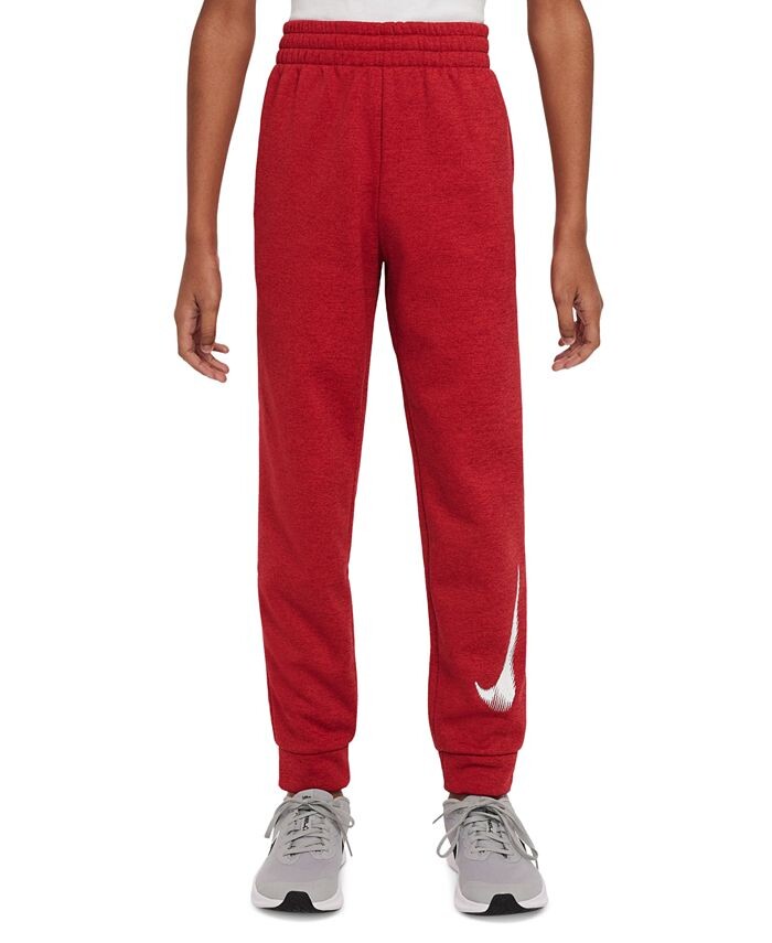 

Флисовые джоггеры для тренировок Big Kids Therma-FIT Nike, мультиколор
