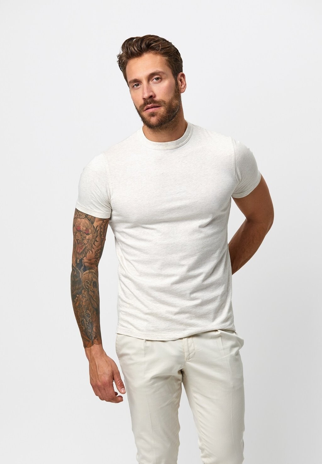 

Базовая футболка Short Sleeve PROFUOMO, бежевый