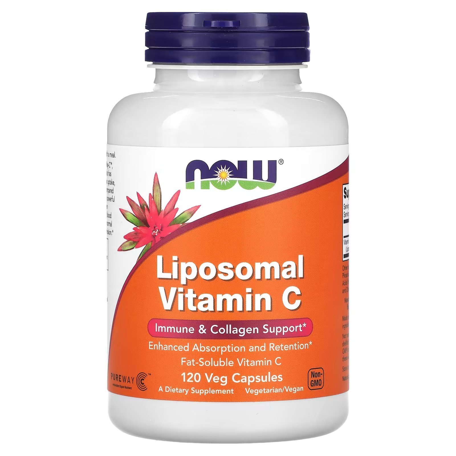 Витамин С NOW Foods липосомальный, 120 капсул now foods липосомальный витамин c 120 растительных капсул