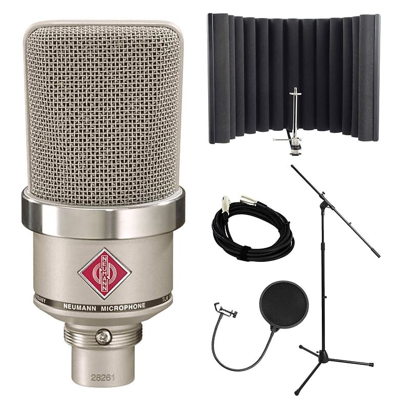 

Микрофон Neumann TLM 102 w/ RF-X, Pop Filter, Stand & Cable Bundle