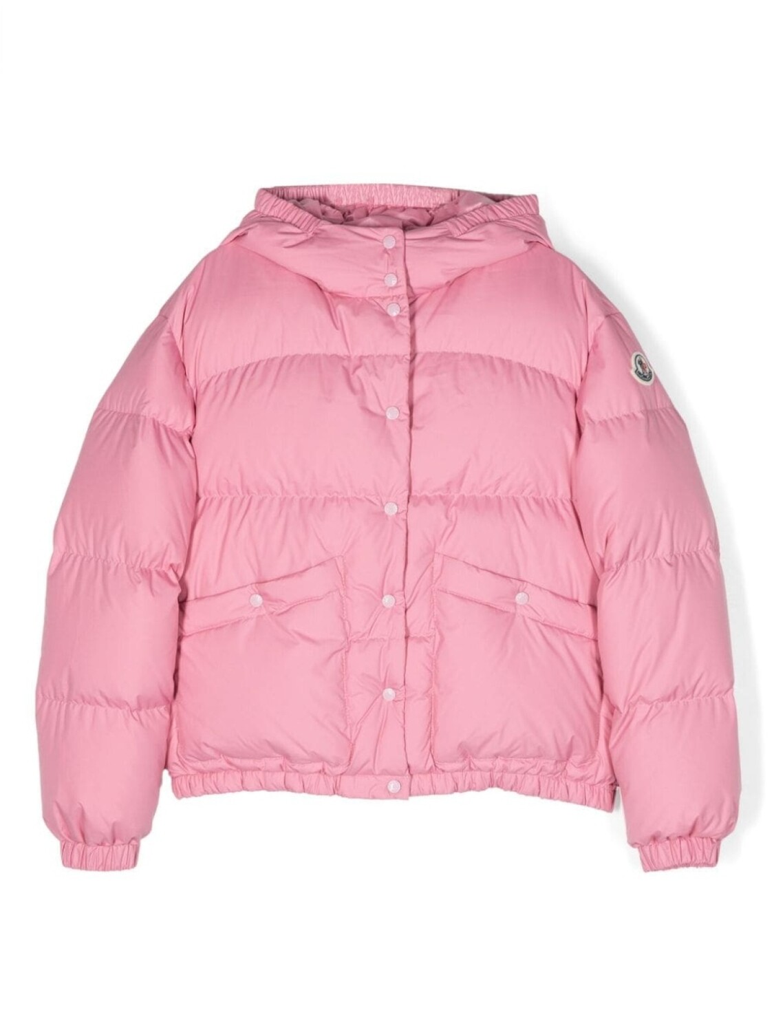 

Пуховик Ebre Moncler Enfant, розовый