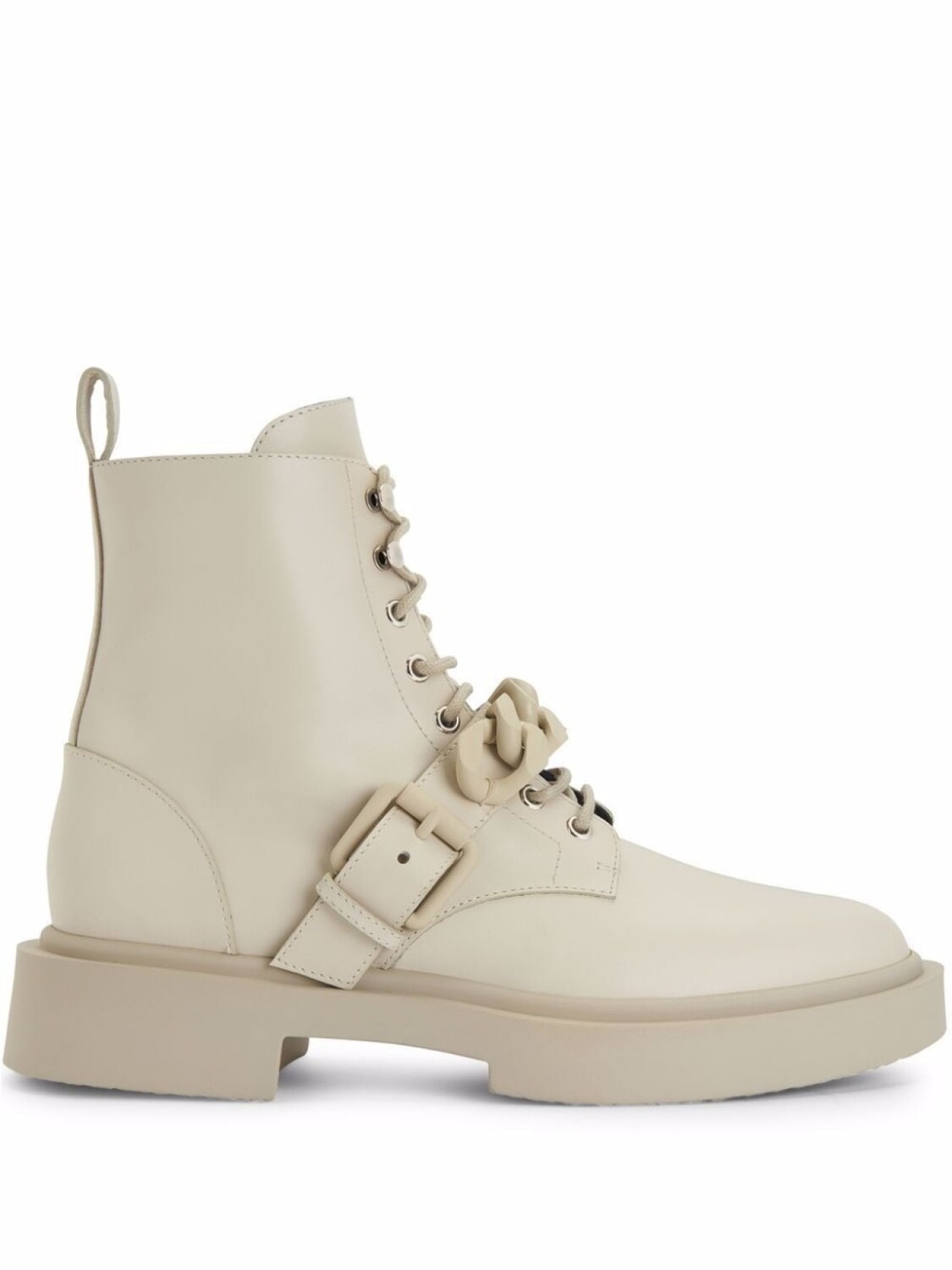 

Giuseppe Zanotti ботинки Adric с цепочкой, белый