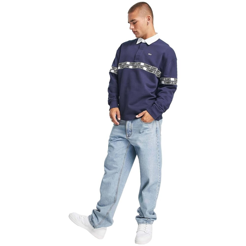 

Толстовка Tommy Hilfiger Tape Rugby, синий