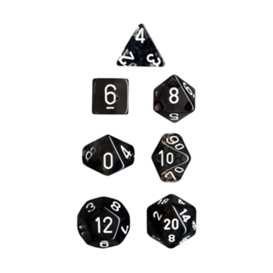

Poly Set Smoke с белым — исправлено (7), Dice - Translucent - Poly Sets (Chessex)
